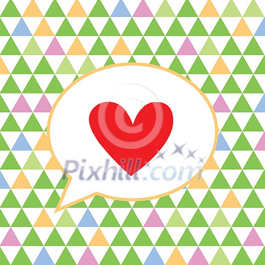 red heart Symbol Speech Bubble red heart Symbol Speech Bubble
