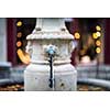 A beautiful fountain, Zurich, Switzerland (shallow DOF)