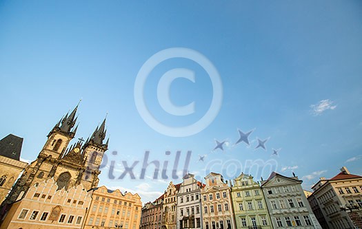 Old Town Square in Prague, Czech republic Old Town Square in Prague, Czech republic