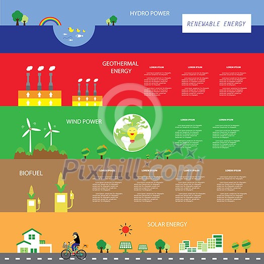 vector info chart renewable energy biogreen ecology vector info chart renewable energy biogreen ecology