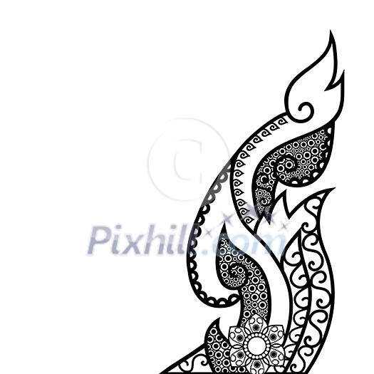 vector thai folk art design vector thai folk art design