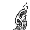 vector thai folk art design 