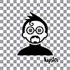 vector character cartoon hipster style  