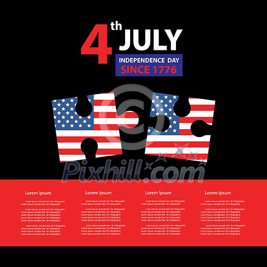 vector image of american flag vector image of american flag