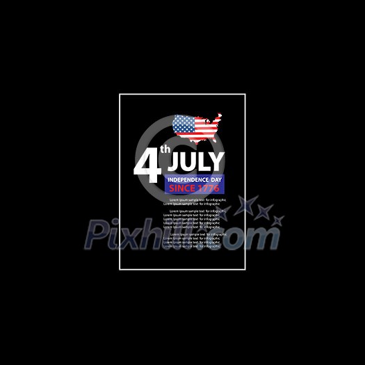 vector map of american flag vector map of american flag