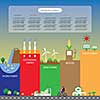vector info chart renewable energy biogreen ecology 
