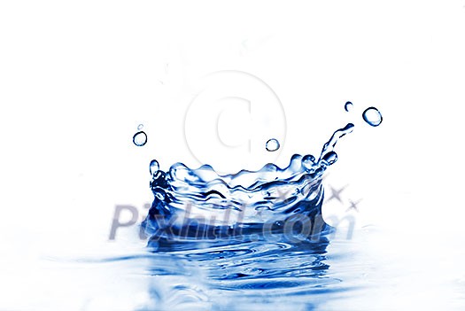 water splash isolated on white water splash isolated on white