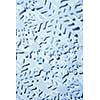 Beautiful modern winter background with snowflakes
