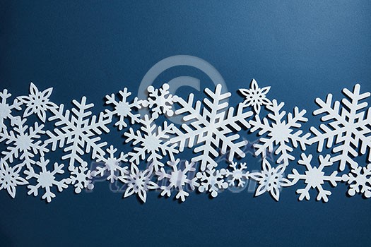 Christmas blue background with white snowflakes. Christmas postcard Christmas blue background with white snowflakes. Christmas postcard