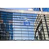 European Parliament in Brussels . main office in Belgium.