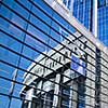 European Parliament in Brussels . main office in Belgium.