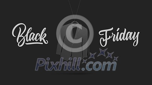 label in shape man's tuxedo on high hill made of cardboard on a gray background.a Calligraphic text black Friday and sales luxury premium style concept label in shape man's tuxedo on high hill made of cardboard on a gray background.a Calligraphic text black Friday and sales luxury premium style concept