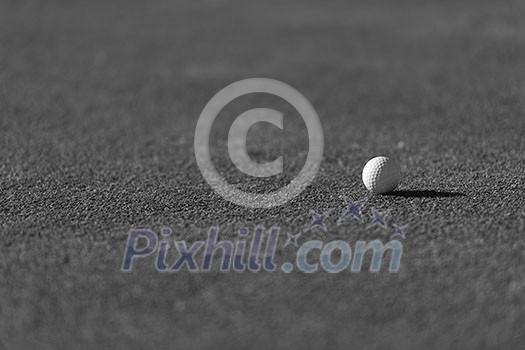 golf ball on fresh green grass of course golf ball on fresh green grass of course