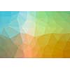 Low poly - Colorful abstract geometric background with triangular polygons.