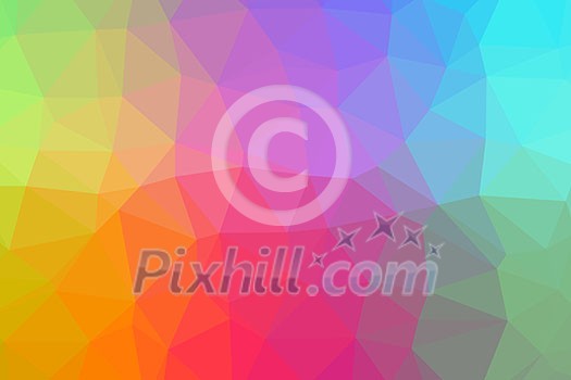 Low poly - Colorful abstract geometric background with triangular polygons. Low poly - Colorful abstract geometric background with triangular polygons.