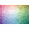 Low poly - Colorful abstract geometric background with triangular polygons.