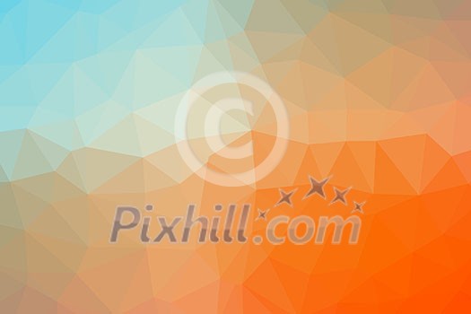 Low poly - Colorful abstract geometric background with triangular polygons. Low poly - Colorful abstract geometric background with triangular polygons.