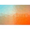 Low poly - Colorful abstract geometric background with triangular polygons.