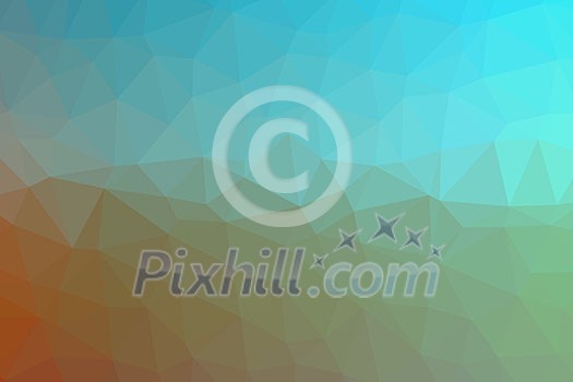 Low poly - Colorful abstract geometric background with triangular polygons. Low poly - Colorful abstract geometric background with triangular polygons.