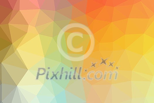 Low poly - Colorful abstract geometric background with triangular polygons. Low poly - Colorful abstract geometric background with triangular polygons.