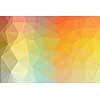 Low poly - Colorful abstract geometric background with triangular polygons.
