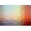 Low poly - Colorful abstract geometric background with triangular polygons.