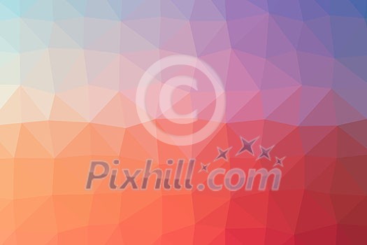 Low poly - Colorful abstract geometric background with triangular polygons. Low poly - Colorful abstract geometric background with triangular polygons.