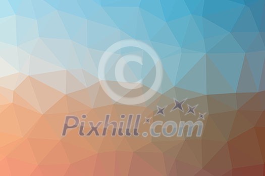 Low poly - Colorful abstract geometric background with triangular polygons. Low poly - Colorful abstract geometric background with triangular polygons.