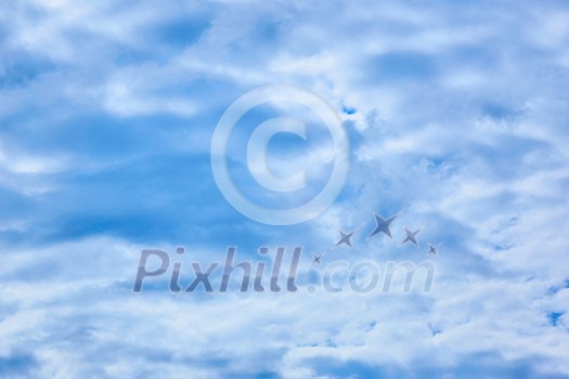 panoramic view of the sky with gray clouds panoramic view of the sky with gray clouds