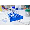 Chemistry lab (shallow DOF; color toned image)