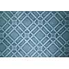 Decorative pattern on ceramic blue tile. Can used for design or background