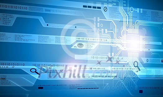 Background digital image with touch icons. Innovative technologies Background digital image with touch icons. Innovative technologies