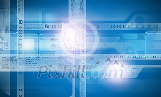 Background digital image with touch icons. Innovative technologies Background digital image with touch icons. Innovative technologies