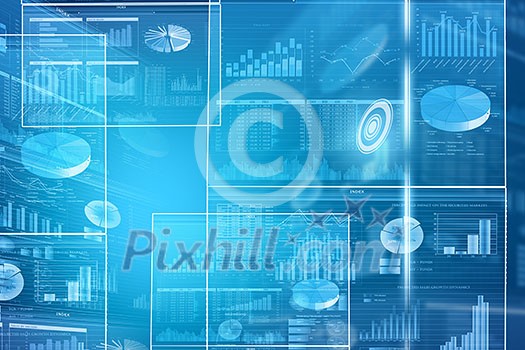 Background digital image with touch icons. Innovative technologies Background digital image with touch icons. Innovative technologies