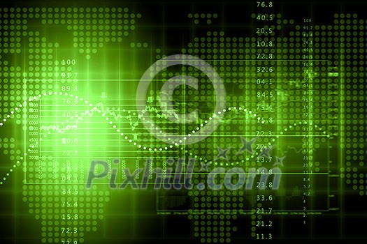 Background digital image with touch icons. Innovative technologies Background digital image with touch icons. Innovative technologies