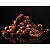 Mountain of chocolate and chocolates candys