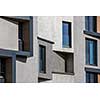 Contemporary design of multifamily living houses. Modern luxury apartments buildings