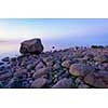 Rocky shore in the Baltic Sea