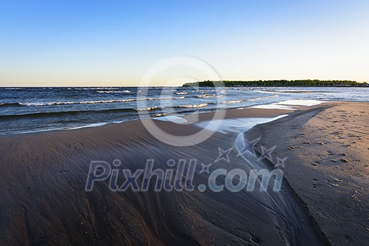 Early morning in the baltic sea coastline Early morning in the baltic sea coastline