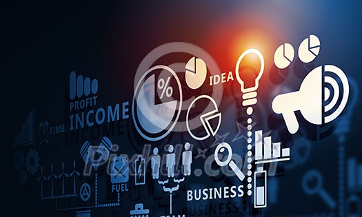 Digital background image with networking connection and strategy concept Digital background image with networking connection and strategy concept