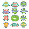 set of retro vintage labels 