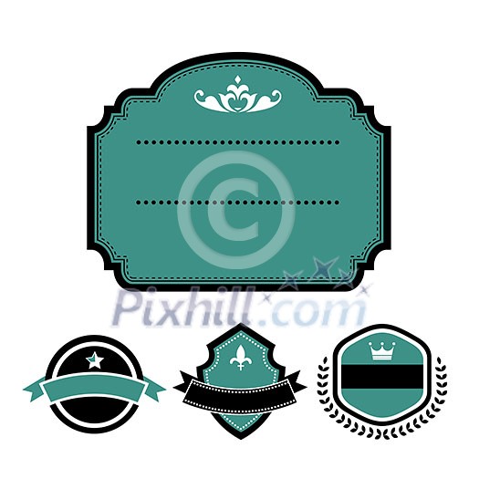 labels set of retro vintage badges labels set of retro vintage badges
