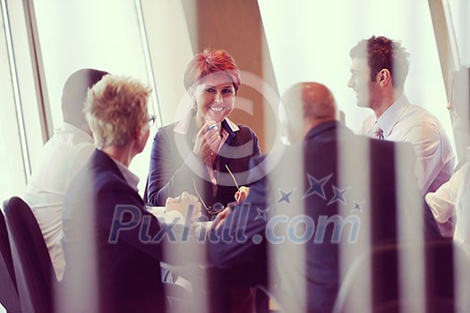 startup business people group have meeting in modern bright office interior, senoir investors and young software developers startup business people group have meeting in modern bright office interior, senoir investors and young software developers