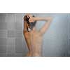 Pretty, young woman in shower