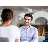 Interview of two business professionals