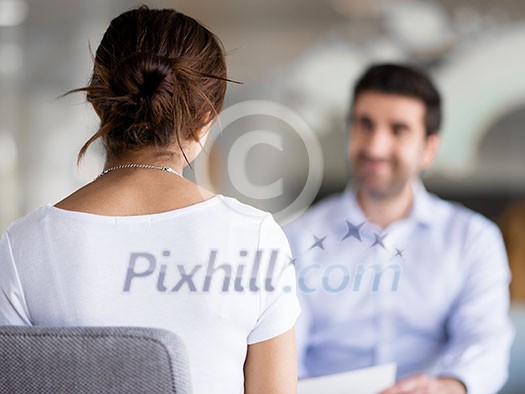 Interview of two business professionals Interview of two business professionals