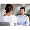 Interview of two business professionals
