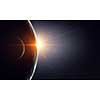 The Earth from space showing all the beauty. Elements of this image are furnished by NASA