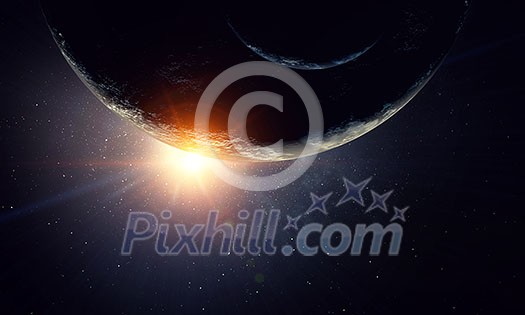The Earth from space showing all the beauty. Elements of this image are furnished by NASA The Earth from space showing all the beauty. Elements of this image are furnished by NASA