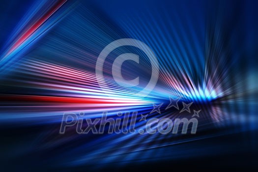 digitall image of colourful light and stripes directed outwards digitall image of colourful light and stripes directed outwards